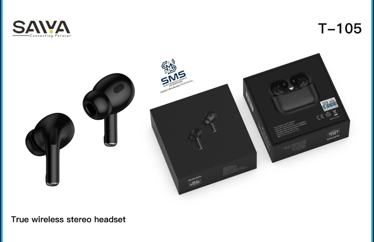 T105 BLACK AIRPODS