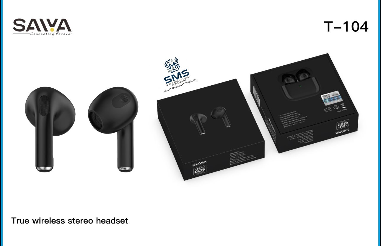 T104 BLACK AIRPODS