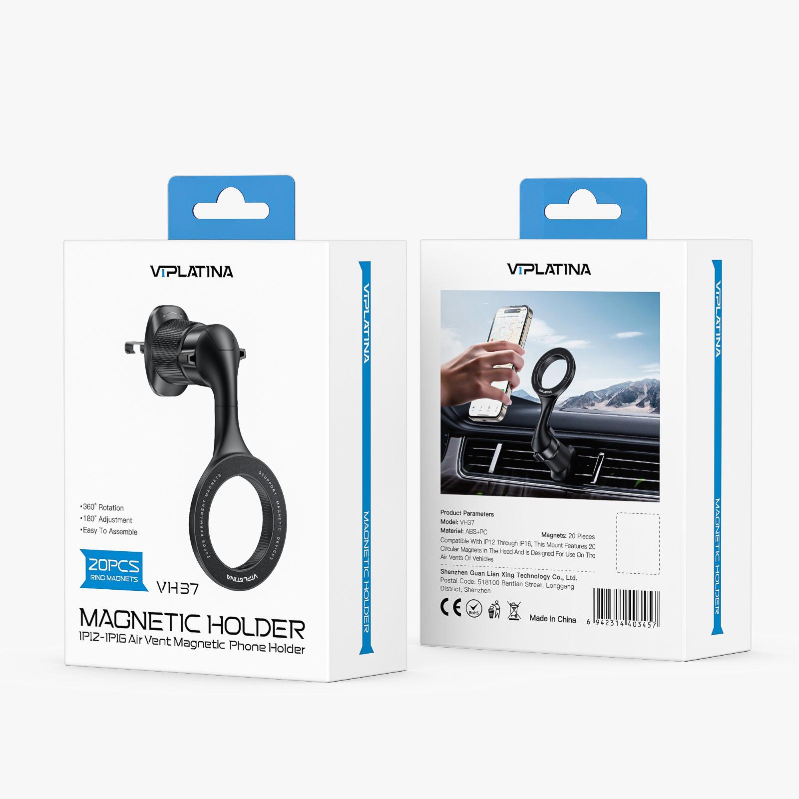 VH37 MAGNETIC HOLDER - BLACK