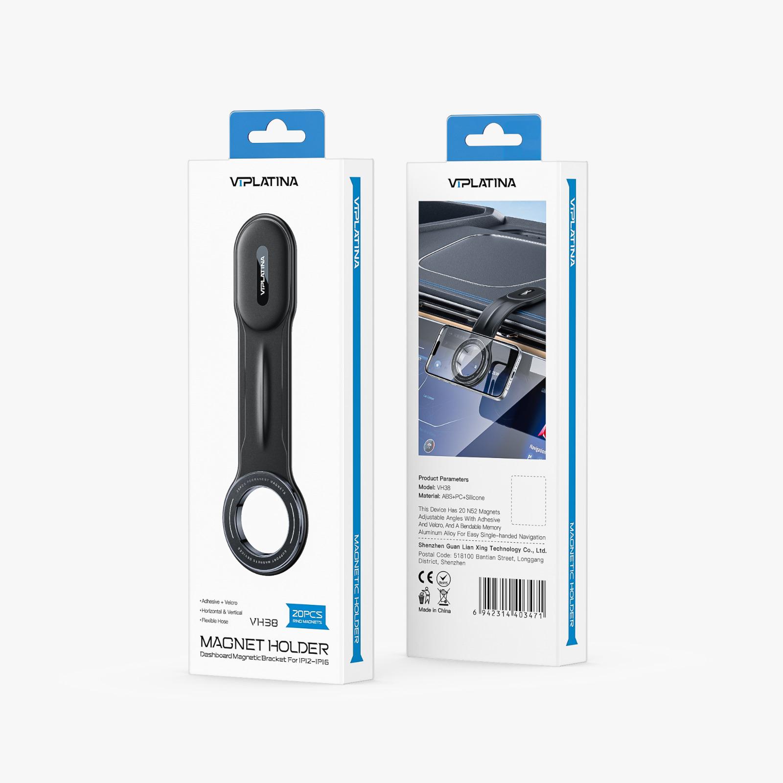 VH38 MAGNETIC HOLDER - BLACK